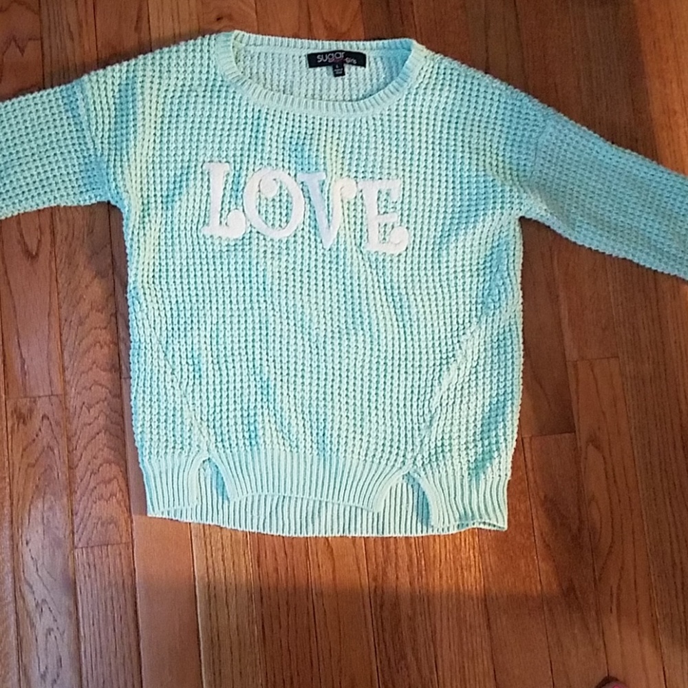 Aqua Love Sweater